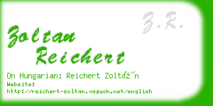 zoltan reichert business card